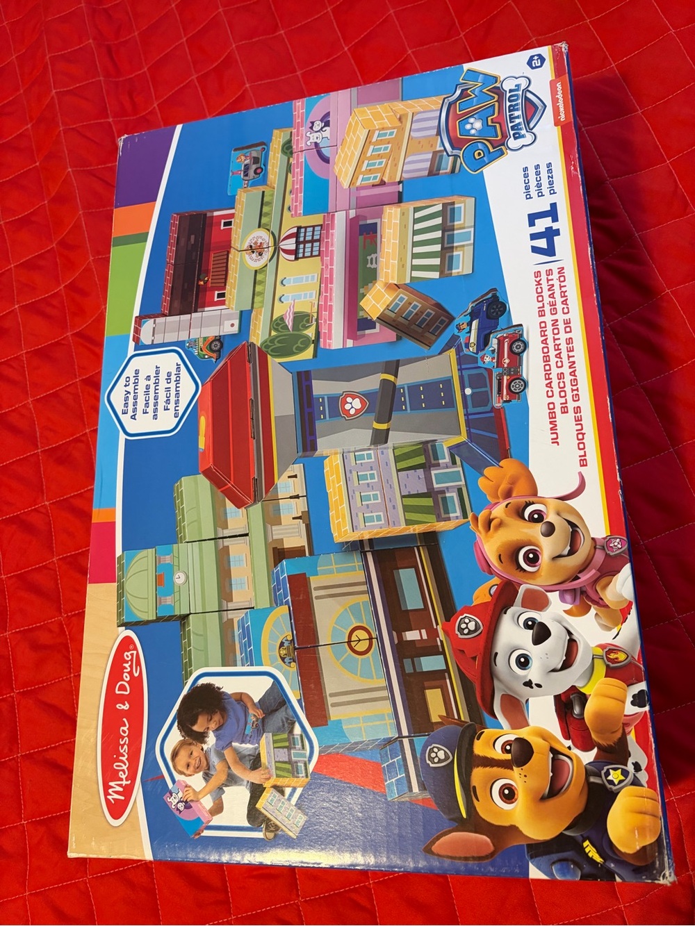 Melissa & Doug PAW Patrol Jumbo Cardboard Blocks